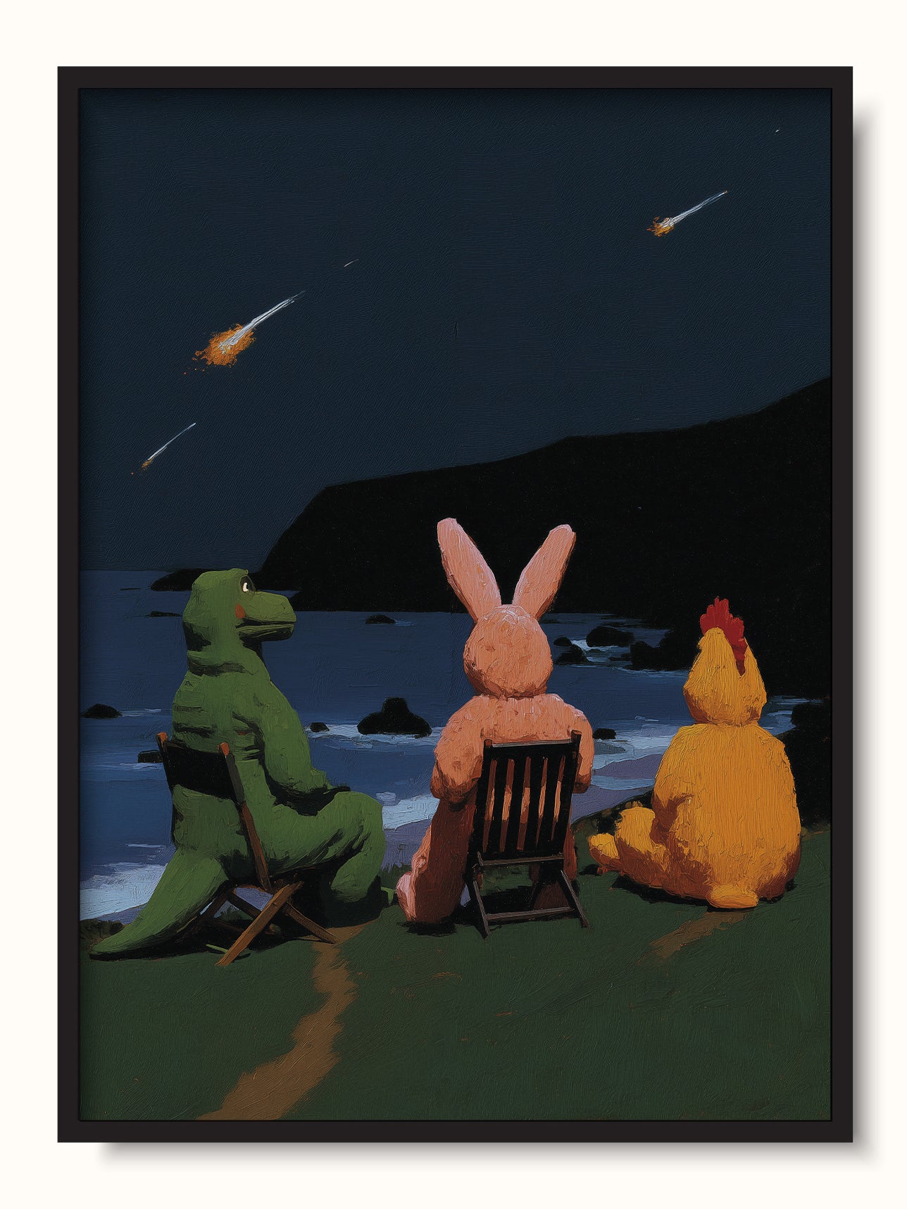 #black, unframed, siyah, çerçevesiz